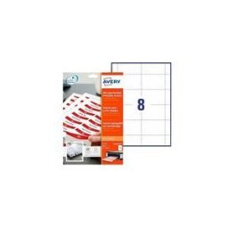 Avery - etiquettes pour badges - 200 etiquette(s) - 86 x 55 mm