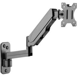 VALUE Support LCD, montage mural, 5 articulations, noir
