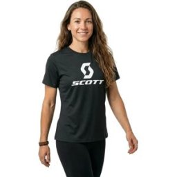 Scott T-shirt à Manches Courtes Icon Black S Femme