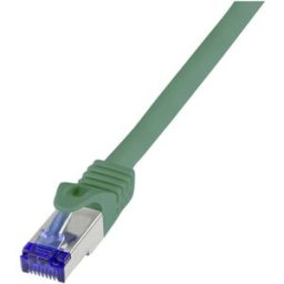 LogiLink C6A075S RJ45 Câble USB CAT 6a S/FTP 5.00 m vert 1 pc(s)
