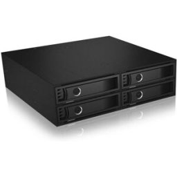 ICY BOX CY BOX IB-2242SSK Back Plane für 4x 2,5 SATA/SAS Festplatten/SSDs in 1x 5,25 S Cadre de montage pour disque dur 2.5