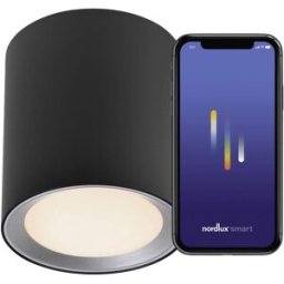 Nordlux 2110850103 Landon Long Smart Plafonnier LED LED LED 8 W noir