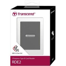 Transcend RDE2 Lecteur de carte mémoire externe USB 3.1 (2è gén.), CompactFlash gris