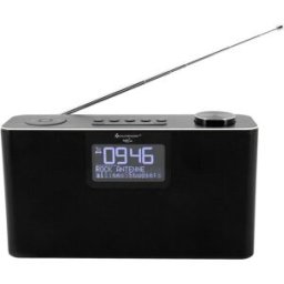 soundmaster DAB700SW Radio de table DAB+, FM Bluetooth, AUX, DAB+, FM, SD, USB fonction réveil, fonction mains libres noir