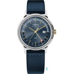 Timex Montre Marlin 40mm 5atm Quartz/analogical Blue / Yellow / Acrylic One Size Homme
