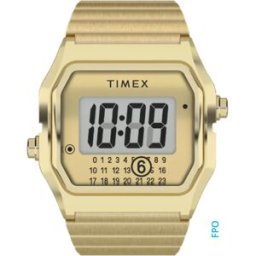 Timex Montre T80 Ring 20mm Quartz Digital Gold / Gold / Mineral One Size Homme,Femme