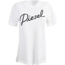 Diesel T-shirt à Manches Courtes 00sl2t0rczj White S Femme