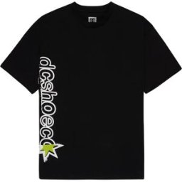 Dc Shoes T-shirt à Manches Courtes Shock Side Black S Homme