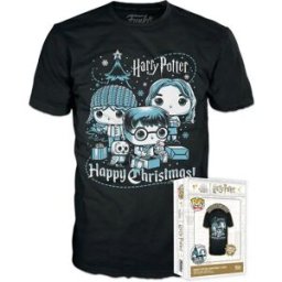 Funko T-shirt à Manches Courtes Pop! Harry Potter Ron Hermione Multicolor L unisex