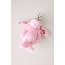 Porte-clés lapin Blushkin Blossom Jellycat en Pink chez Anthropologie