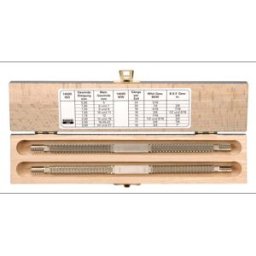 Bahco 1450D/2 Set de limes à double filetage, 2 pcs, avec tableau de filetages. 1 pc(s)