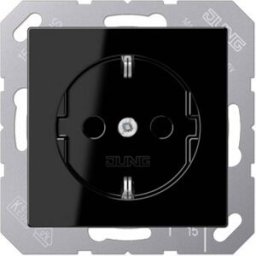 Jung simple Insert Prise de courant noir A1520SW 1 pc(s)