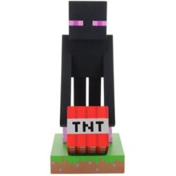 Exquisite Gaming Support De Manette Et Support De Téléphone Enderman Cable Guys Minecraft 22 Cm Multicolor One Size unisex