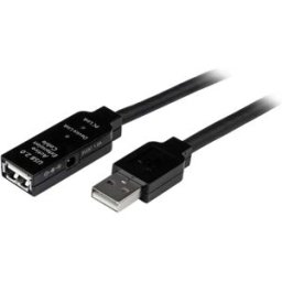 Startech Câble Usb Extension Usb 25 M Black One Size unisex