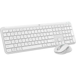 Logitech Clavier Et Souris Sans Fil Mk950 Off-White One Size unisex