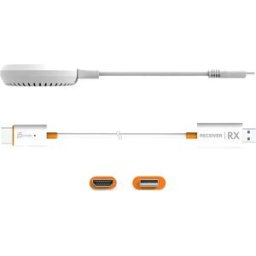 J5create Jvaw62 Screencast Câble Usb-c Vers Hdmi White / Orange One Size unisex