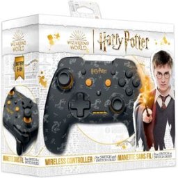 Trade Invaders Manette Sans Fil Pour Nintendo Switch Harry Potter Black One Size unisex