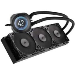 Corsair Refroidissement Liquide Nautilus 360 Rs Lcd 360 Mm Black One Size unisex