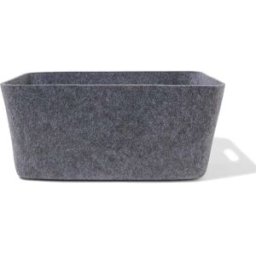 HEMA Panier De Rangement 36 X 27 X 16 Cm L Feutre Gris