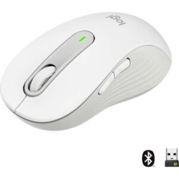 Logitech Signature M650 L Souris radio, Bluetooth Taille: L optique blanc 5 Boutons 4000 dpi