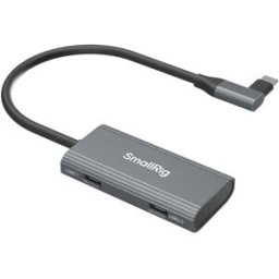 Smallrig 4598 Hub Usb-c Pd/usb-c 3.1/usb-c 2.0 Avec Adaptateur Audio Black One Size unisex