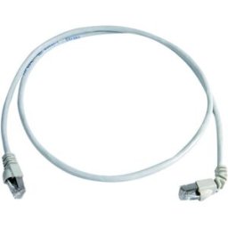 Telegärtner 100008286 RJ45 Câble réseau, câble patch CAT 6a S/FTP 1.5 m gris ignifuge, avec manchon de protection contre les pliages 1 pc(s)