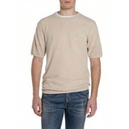 Replay Pull à Manches Courtes Uk5164.000.g24028 Bone M Homme
