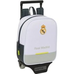 Safta Sac à Dos à Roulettes Real Madrid 25/26 Mini Multicolor One Size unisex