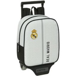 Safta Sac à Dos à Roulettes Real Madrid First Kit 24/25 Mini Multicolor One Size unisex