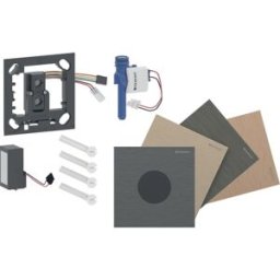 Commande d'urinoir Geberit Type 40 004790003, gâchette de chasse d'eau électronique, fonctionnement sur secteur, galvanisée, peinte