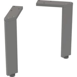 Ensemble de pieds Geberit 502330JK1, hauteur 22,5 cm, finition lave/poudre, 2 pièces