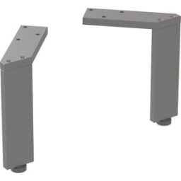 Ensemble de pieds Geberit 500367JK1, hauteur 15 cm, revêtement en lave/poudre, 2 pièces