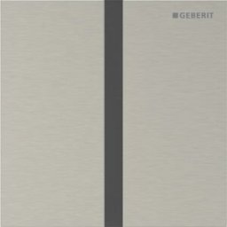 Commande d'urinoir Geberit Type 40 116237ID1, électronique, à piles, finition nickel brossé, revêtement facile à nettoyer
