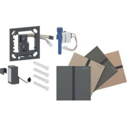 Commande d'urinoir Geberit Type 40 004801002, déclenchement électronique de la chasse d'eau, alimentée par piles, carrée, galvanisée