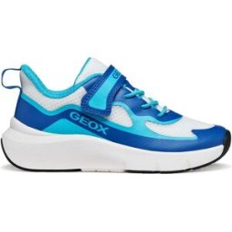 Geox Baskets Sans Lacets Pro-ran White / Blue EU 29 Garçon