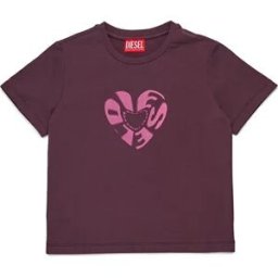 Diesel Kids T-shirt à Manches Courtes J02450 Dark Purple 10 Années Garçon,Fille