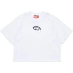 Diesel Kids T-shirt à Manches Courtes J02428 White 16 Années Garçon,Fille