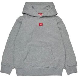 Diesel Kids Sweat à Capuche J02502 Melange Grey 10 Années Garçon,Fille