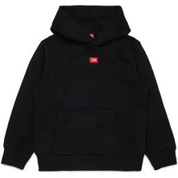Diesel Kids Sweat à Capuche J02502 Black 16 Années Garçon,Fille