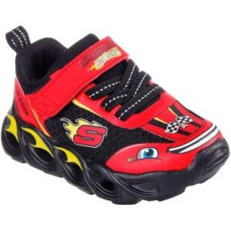 Skechers Baskets Sans Lacets Thermo Flash Wheel Buddies Red Synthetic / Black Textile / Black Trim EU 21 Garçon
