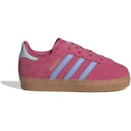 Adidas Originals Baskets Pour Bébé Gazelle Comfort Closure Elastic Laces Shock Pink / Blue Spark / Halo Blue EU 23 Garçon,Fille