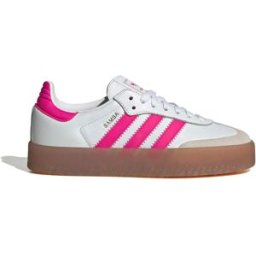 Adidas Originals Baskets Junior Sambae Ftwr White / Shock Pink / Gold Met EU 38 Garçon,Fille