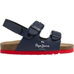 Pepe Jeans Sandales Bio Double Kansas Bk Navy EU 28 Garçon