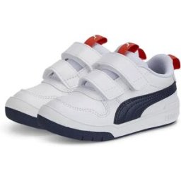 Puma Baskets Pour Bébé Multiflex Sl V Puma White / Peacoat / Puma Red EU 20 Garçon