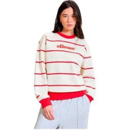 Ellesse Pull Taggia Off White/Red S Fille