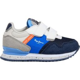 Pepe Jeans Baskets Pour Bébé London South Dark Denim Blue EU 30 Garçon