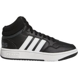 Adidas Baskets Hoops Mid 3.0 Core Black / Ftwr White / Grey Six EU 36 2/3 Garçon,Fille