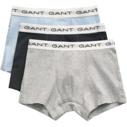 Gant Boxers 900008003 3 Unités Light Grey Melange 24 Mois-4 Années Garçon