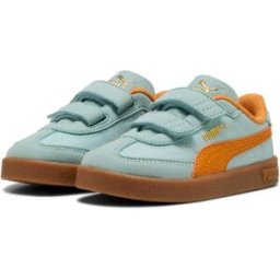 Puma Baskets Sans Lacets Club Ii Era Cv Vivid Blue / Orange Glo / Puma Gold EU 19 Garçon,Fille