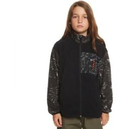 Quiksilver Polaire Zippée Radical Times Black 16 Années Garçon